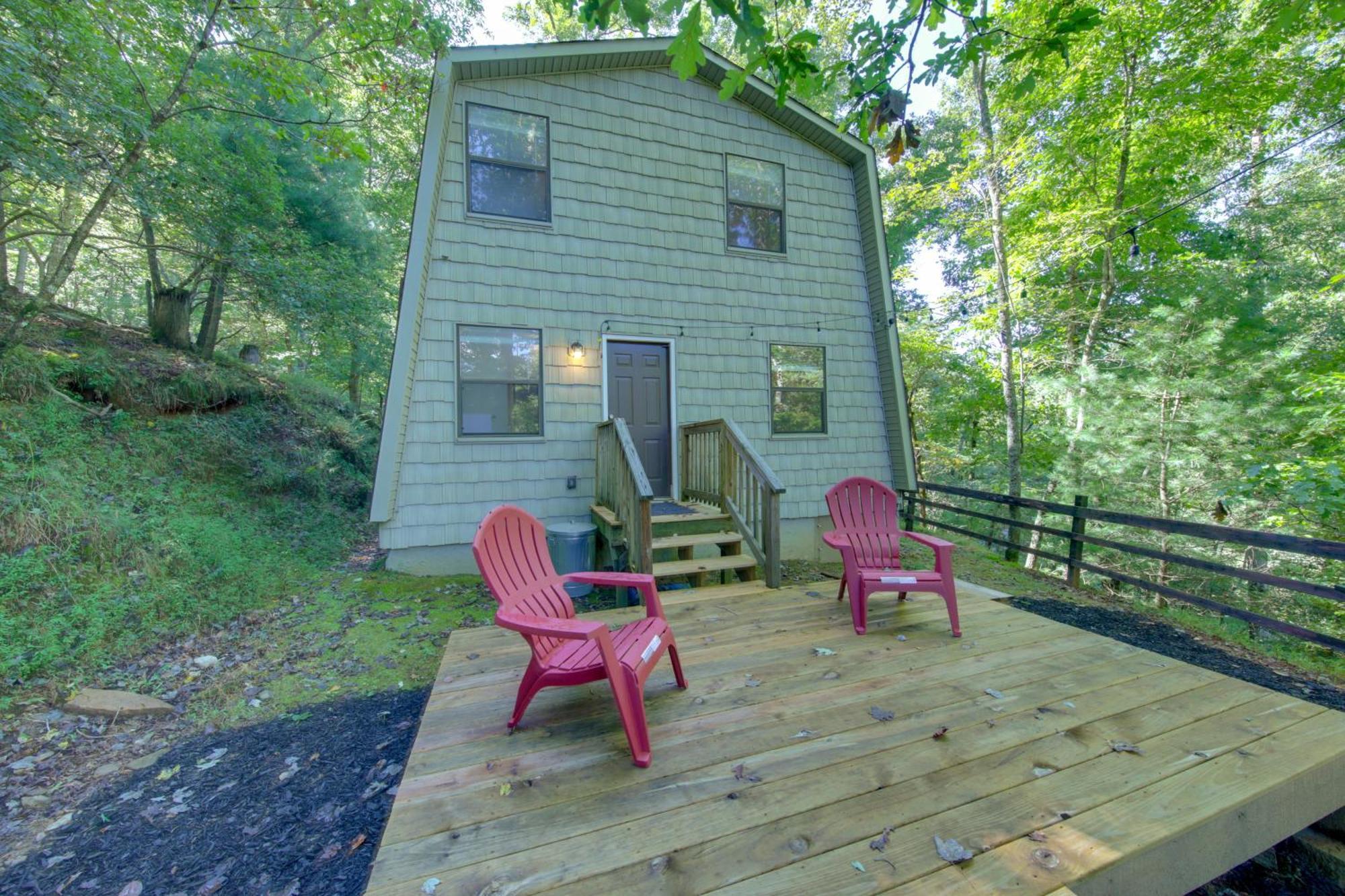 Pet-Friendly Ellijay Cabin In The Woods On 1 Acre! Villa Exterior photo